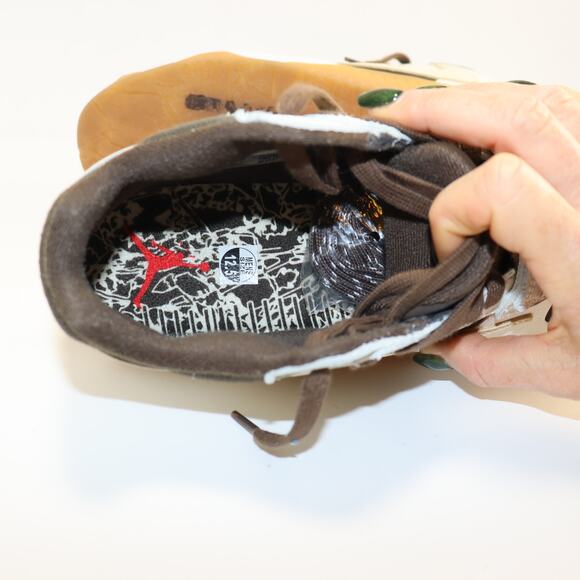 Nike Air Jordan Jumpman Jack TR Travis Scott Sail Mocha Men’s 12.5 excellent - Picture 8 of 8